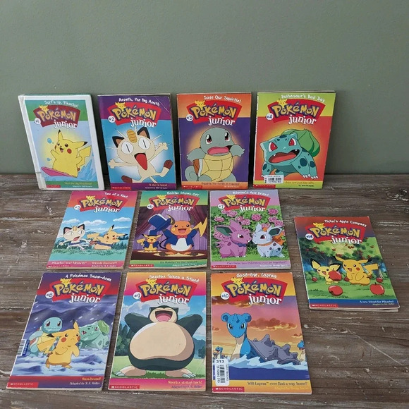 Pokémon Other - Pokémon Junior book series #1-10 + #14